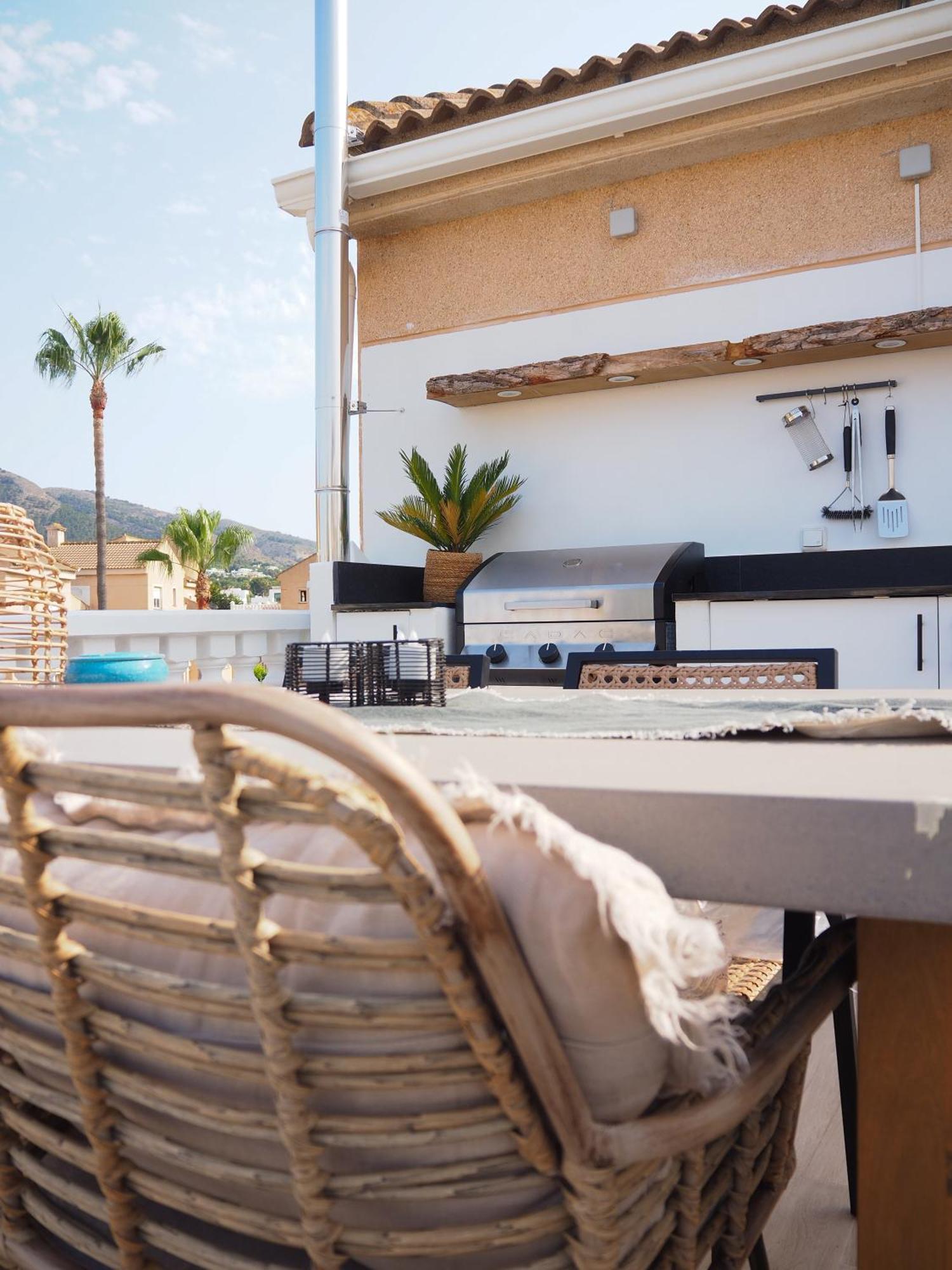 Casa Naru Albir, Duplex Appartement Met Ruim Terras En Buitenkeuken El Albir Exterior foto