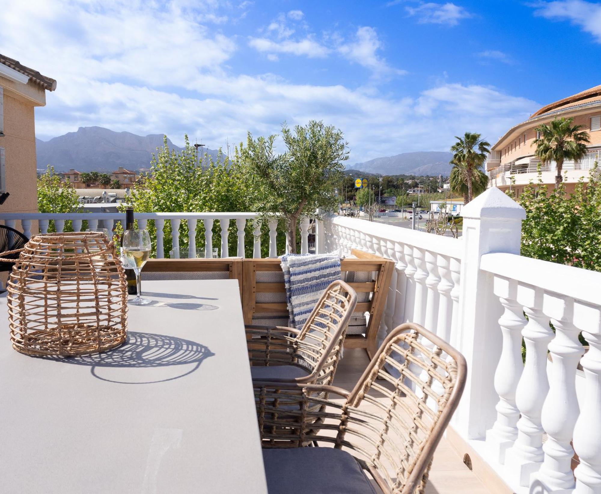 Casa Naru Albir, Duplex Appartement Met Ruim Terras En Buitenkeuken El Albir Exterior foto