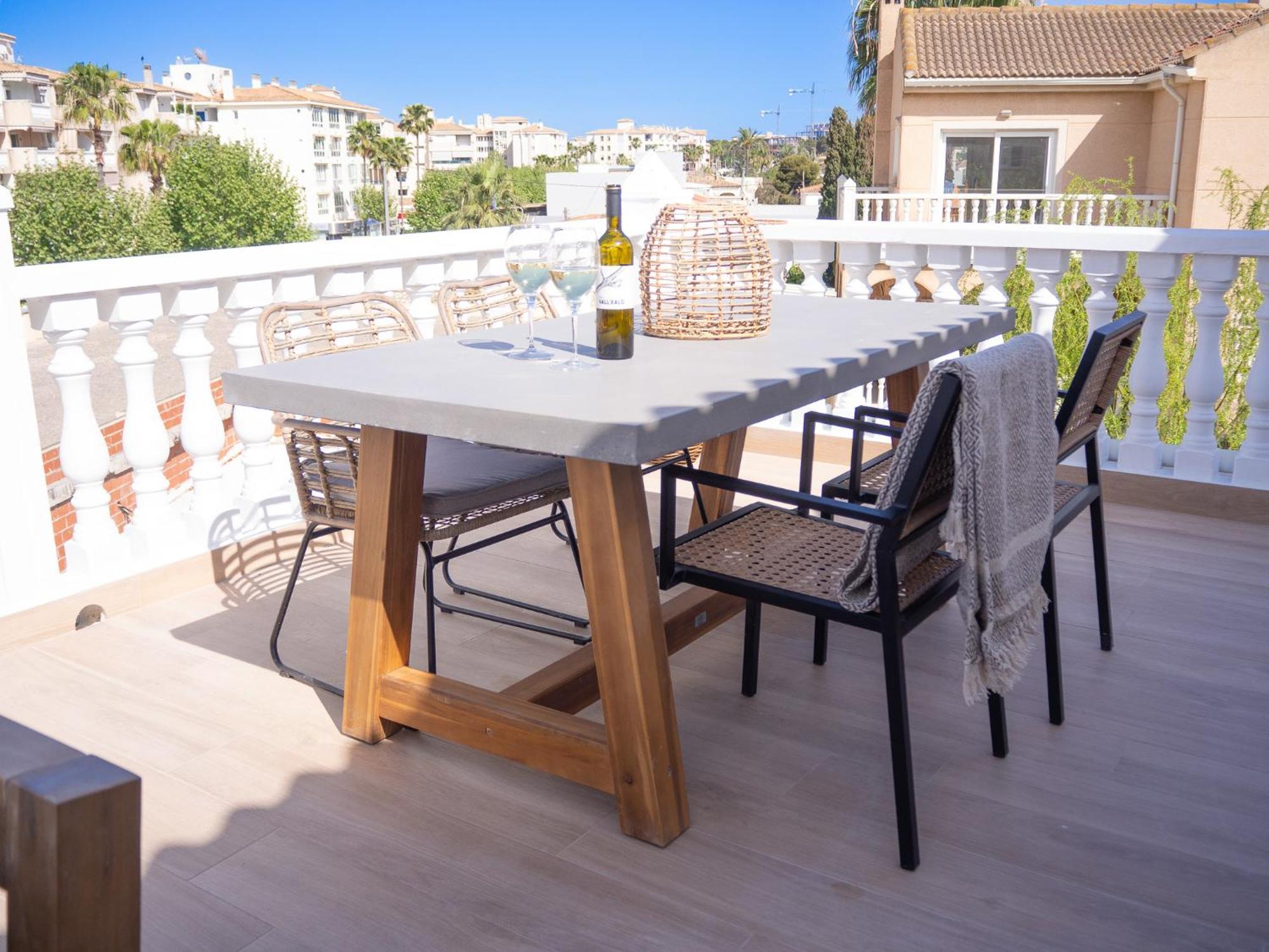 Casa Naru Albir, Duplex Appartement Met Ruim Terras En Buitenkeuken El Albir Exterior foto